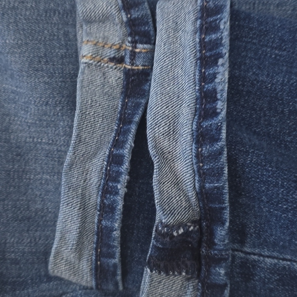 Hudson Jeans Womens Size 26 Size 2 Blue Denim Distressed Tally Crop Skinny Cuff - Picture 8 of 9